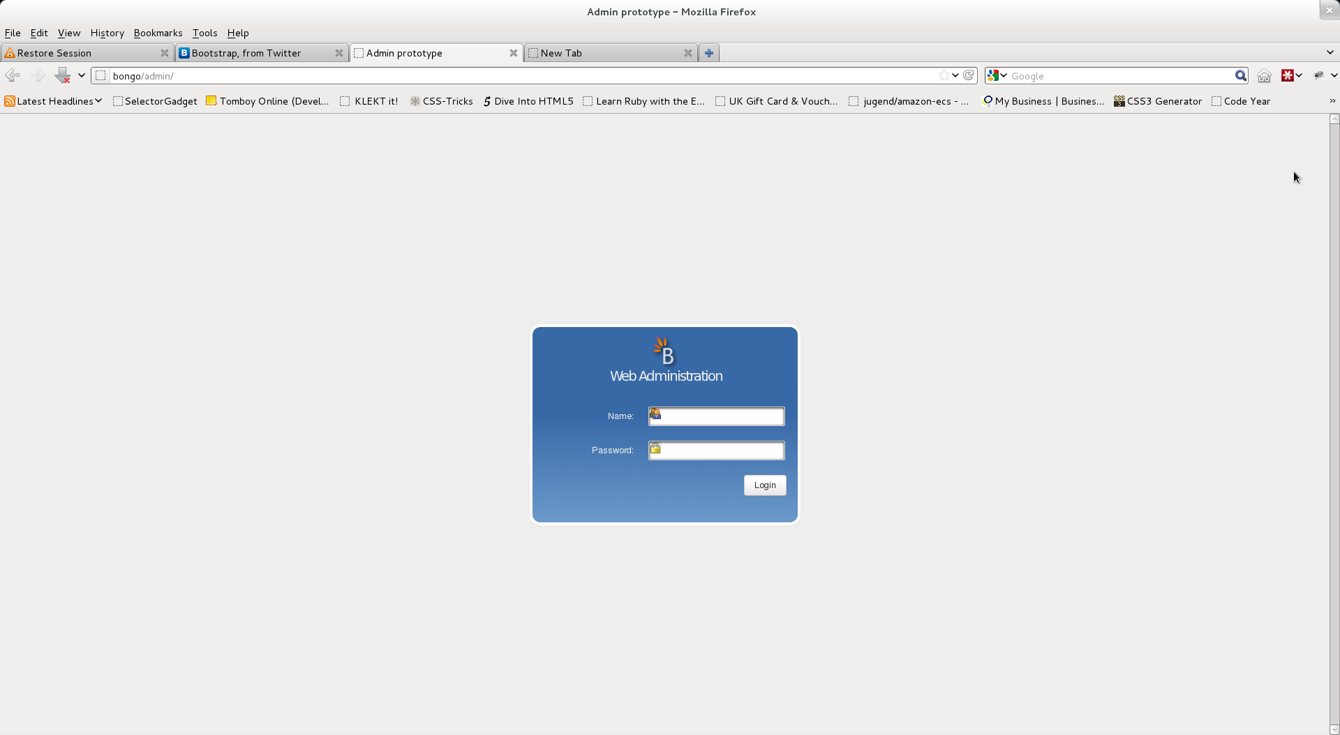 Admin Login