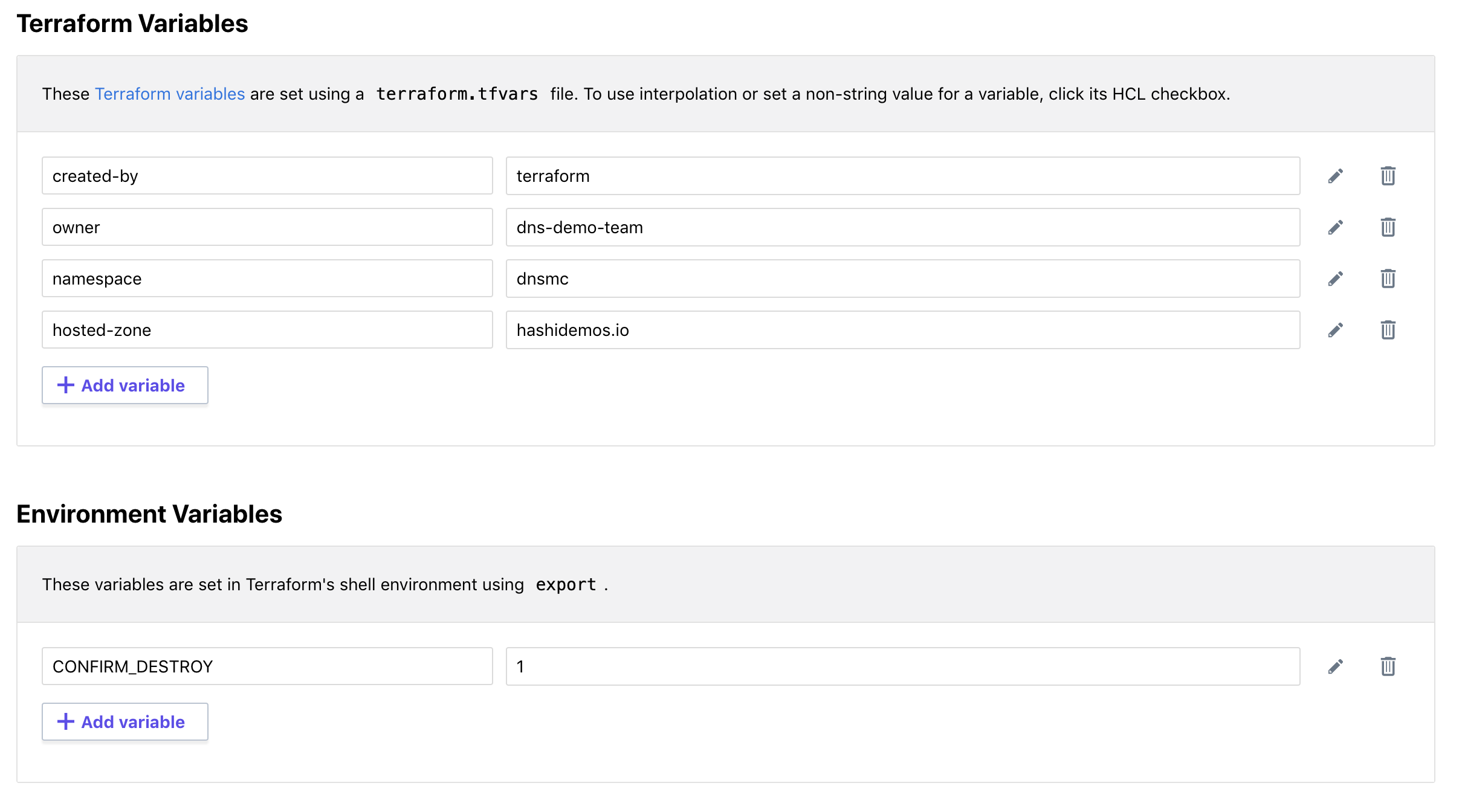 Basic Variables